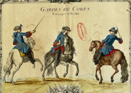 Recueil d’uniformes Louis XV